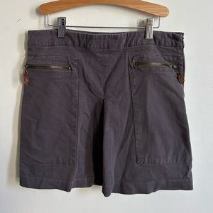 Zara utility style gray mini skirt